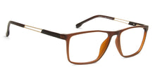 Load image into Gallery viewer, Brown Rectangle Full Rim Unisex Eyeglasses by Lenskart Air Online-140049
