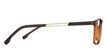 Load image into Gallery viewer, Brown Rectangle Full Rim Unisex Eyeglasses by Lenskart Air Online-140049
