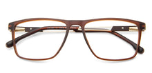 Load image into Gallery viewer, Brown Rectangle Full Rim Unisex Eyeglasses by Lenskart Air Online-140049