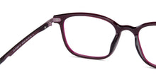 Load image into Gallery viewer, Purple Rectangle Full Rim Unisex Eyeglasses by Lenskart Air Online-140132