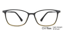 Load image into Gallery viewer, Green Rectangle Full Rim Unisex Eyeglasses by Lenskart Air LA-140147