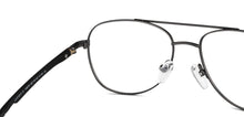 Load image into Gallery viewer, Gunmetal Aviator Full Rim Unisex Eyeglasses by Lenskart Air-148376