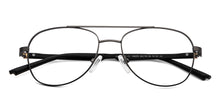 Load image into Gallery viewer, Gunmetal Aviator Full Rim Unisex Eyeglasses by Lenskart Air-148376