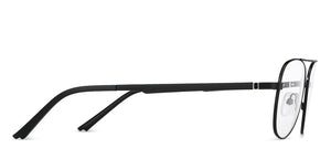 Black Aviator Full Rim Unisex Eyeglasses by Lenskart Air-147483
