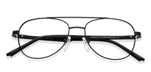 Load image into Gallery viewer, Black Aviator Full Rim Unisex Eyeglasses by Lenskart Air-147483