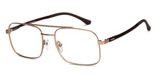 Load image into Gallery viewer, Gold Square Full Rim Unisex Eyeglasses by Lenskart Air Online-149695
