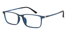 Load image into Gallery viewer, Blue Rectangle Full Rim Unisex Eyeglasses by Lenskart Air LA-142941