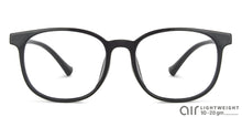 Load image into Gallery viewer, Black Wayfarer Full Rim Unisex Eyeglasses by Lenskart Air-142951