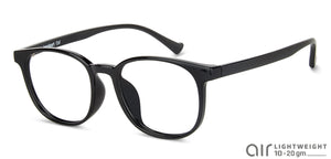 Black Wayfarer Full Rim Unisex Eyeglasses by Lenskart Air-142951