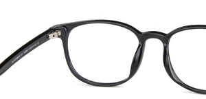 Black Wayfarer Full Rim Unisex Eyeglasses by Lenskart Air-142951
