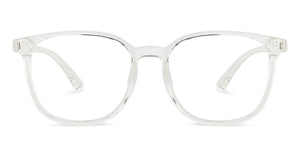 Transparent Square Full Rim Unisex Eyeglasses by Lenskart Air LA-142958
