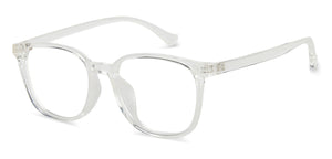 Transparent Square Full Rim Unisex Eyeglasses by Lenskart Air LA-142958