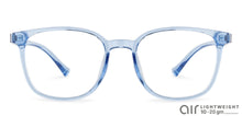 Load image into Gallery viewer, Blue Square Full Rim Unisex Eyeglasses by Lenskart Air-142959