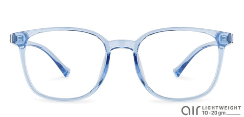 Blue Square Full Rim Unisex Eyeglasses by Lenskart Air-142959