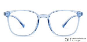 Blue Square Full Rim Unisex Eyeglasses by Lenskart Air-142959