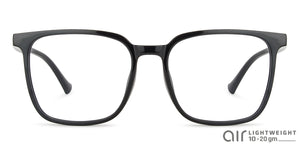 Black Square Full Rim Unisex Eyeglasses by Lenskart Air-142961