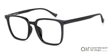 Load image into Gallery viewer, Black Square Full Rim Unisex Eyeglasses by Lenskart Air-142961