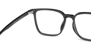 Black Square Full Rim Unisex Eyeglasses by Lenskart Air-142961