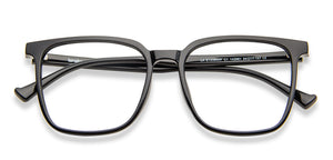 Black Square Full Rim Unisex Eyeglasses by Lenskart Air-142961