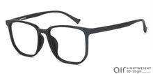 Load image into Gallery viewer, Black Square Full Rim Unisex Eyeglasses by Lenskart Air LA-142966