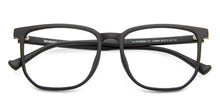 Load image into Gallery viewer, Black Square Full Rim Unisex Eyeglasses by Lenskart Air LA-142966