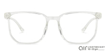 Load image into Gallery viewer, Transparent Square Full Rim Unisex Eyeglasses by Lenskart Air LA-142967