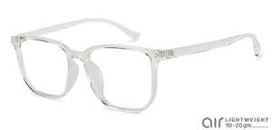 Transparent Square Full Rim Unisex Eyeglasses by Lenskart Air LA-142967