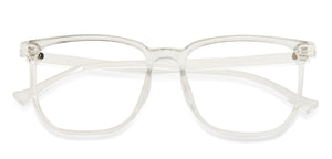 Transparent Square Full Rim Unisex Eyeglasses by Lenskart Air LA-142967