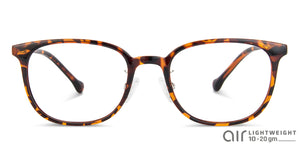 Tortoise Wayfarer Full Rim Unisex Eyeglasses by Lenskart Air LA-143736