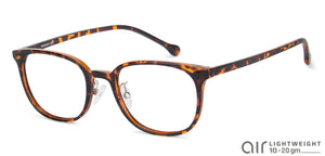 Tortoise Wayfarer Full Rim Unisex Eyeglasses by Lenskart Air LA-143736