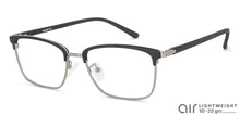 Load image into Gallery viewer, Grey Rectangle Full Rim Unisex Eyeglasses by Lenskart Air LA-143743