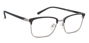 Grey Rectangle Full Rim Unisex Eyeglasses by Lenskart Air LA-143743