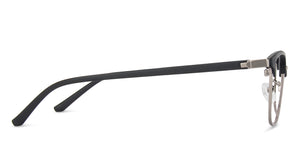 Grey Rectangle Full Rim Unisex Eyeglasses by Lenskart Air LA-143743