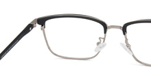 Load image into Gallery viewer, Grey Rectangle Full Rim Unisex Eyeglasses by Lenskart Air LA-143743