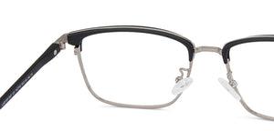 Grey Rectangle Full Rim Unisex Eyeglasses by Lenskart Air LA-143743