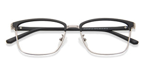 Grey Rectangle Full Rim Unisex Eyeglasses by Lenskart Air LA-143743