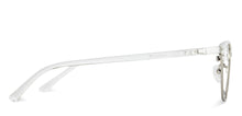 Load image into Gallery viewer, Silver Rectangle Full Rim Unisex Eyeglasses by Lenskart Air LA-143746