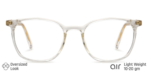 Transparent Wayfarer Full Rim Unisex Eyeglasses by Lenskart Air Computer Glasses-147747