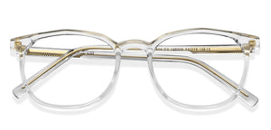 Transparent Wayfarer Full Rim Unisex Eyeglasses by Lenskart Air LA-146006