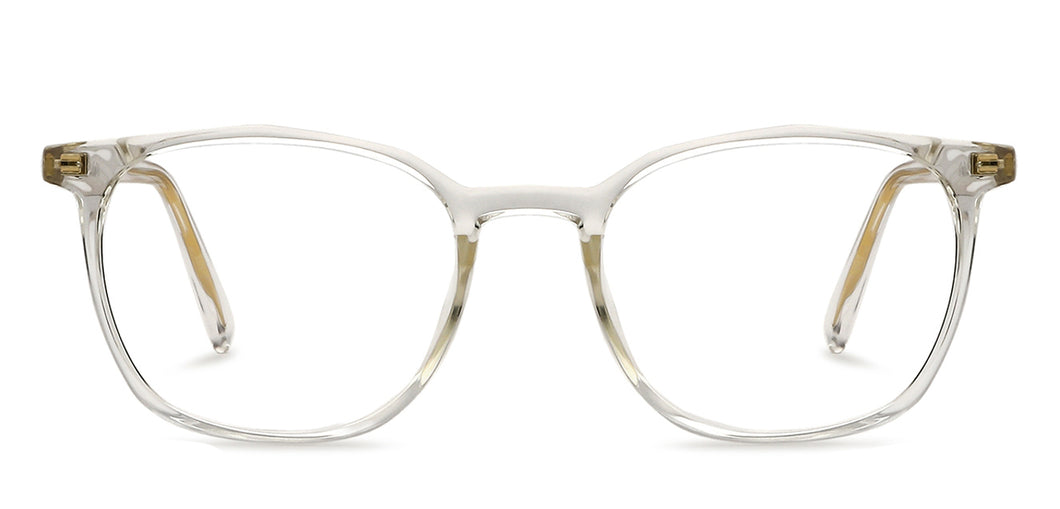 Transparent Wayfarer Full Rim Unisex Eyeglasses by Lenskart Air LA-146006
