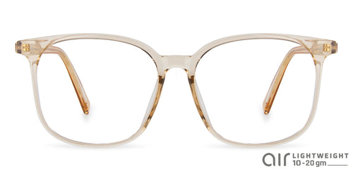 Brown Square Full Rim Unisex Eyeglasses by Lenskart Air LA-143750