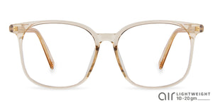 Brown Square Full Rim Unisex Eyeglasses by Lenskart Air LA-143750