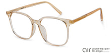 Load image into Gallery viewer, Brown Square Full Rim Unisex Eyeglasses by Lenskart Air LA-143750