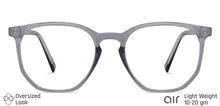 Load image into Gallery viewer, Grey Hexagonal Full Rim Unisex Eyeglasses by Lenskart Air LA-146010