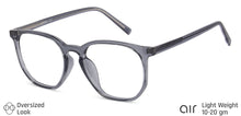 Load image into Gallery viewer, Grey Hexagonal Full Rim Unisex Eyeglasses by Lenskart Air LA-146010