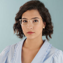 Load image into Gallery viewer, Transparent Rectangle Full Rim Unisex Eyeglasses by Lenskart Air LA-146012