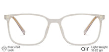 Load image into Gallery viewer, Transparent Rectangle Full Rim Unisex Eyeglasses by Lenskart Air LA-146012