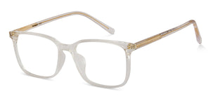 Transparent Rectangle Full Rim Unisex Eyeglasses by Lenskart Air LA-146012