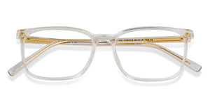 Transparent Rectangle Full Rim Unisex Eyeglasses by Lenskart Air LA-146012