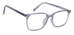 Grey Rectangle Full Rim Unisex Eyeglasses by Lenskart Air-143758
